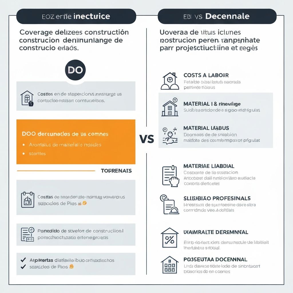 Assurance Dommages-Ouvrage vs Décennale : Quelle différence ?